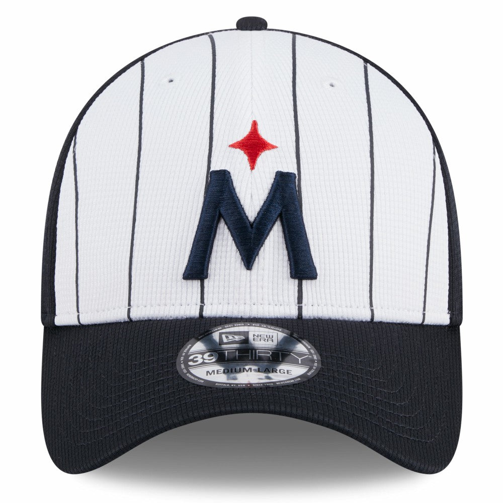 Minnesota Twins New Era 2025 Batting Practice 39THIRTY Flex Hat - White - New Era Online