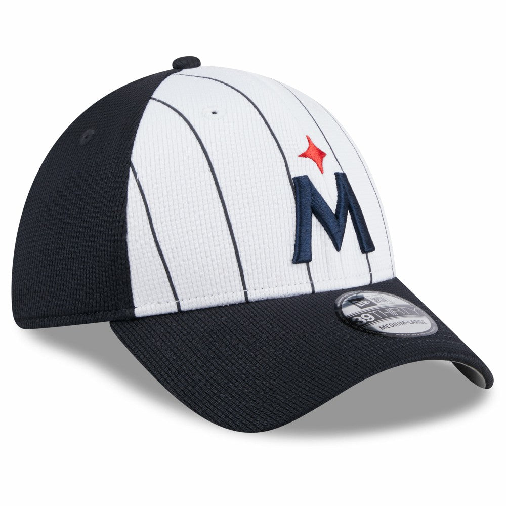 Minnesota Twins New Era 2025 Batting Practice 39THIRTY Flex Hat - White - New Era Online