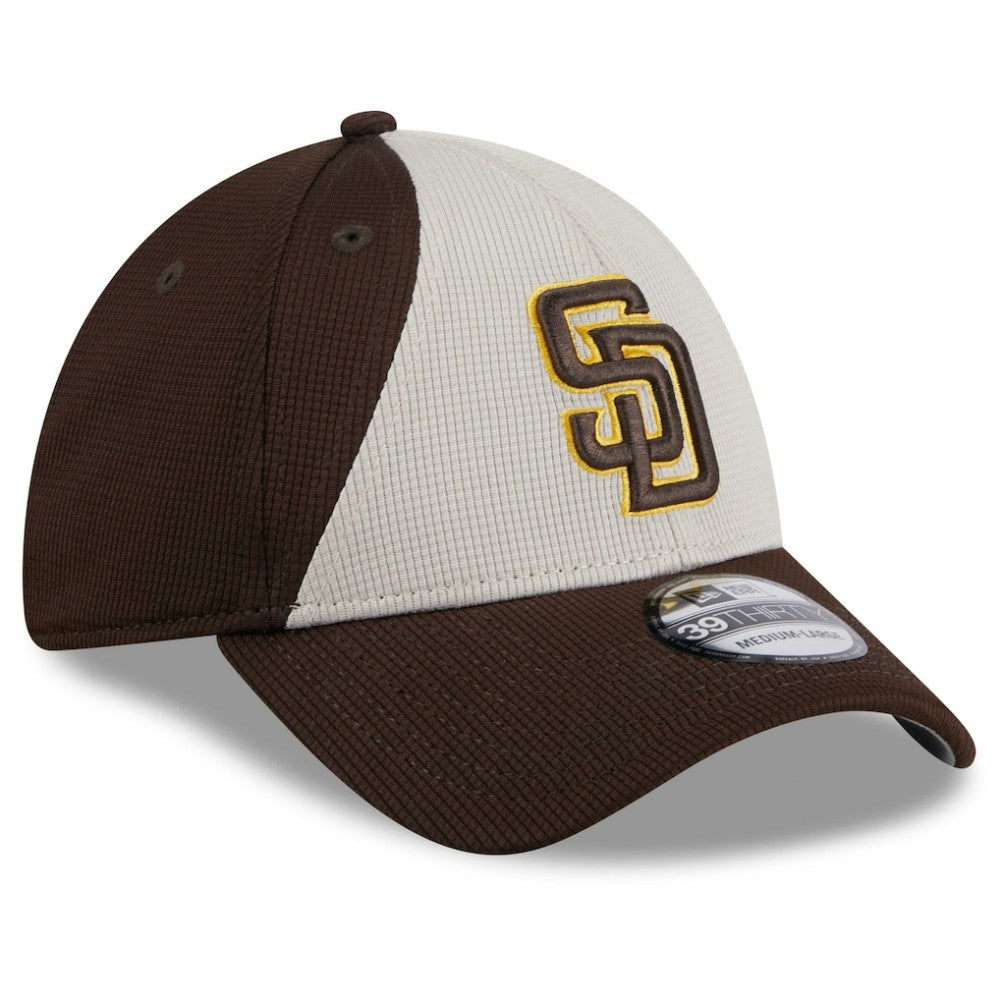 San Diego Padres New Era 2025 Batting Practice 39THIRTY Flex Hat - Brown - New Era Online