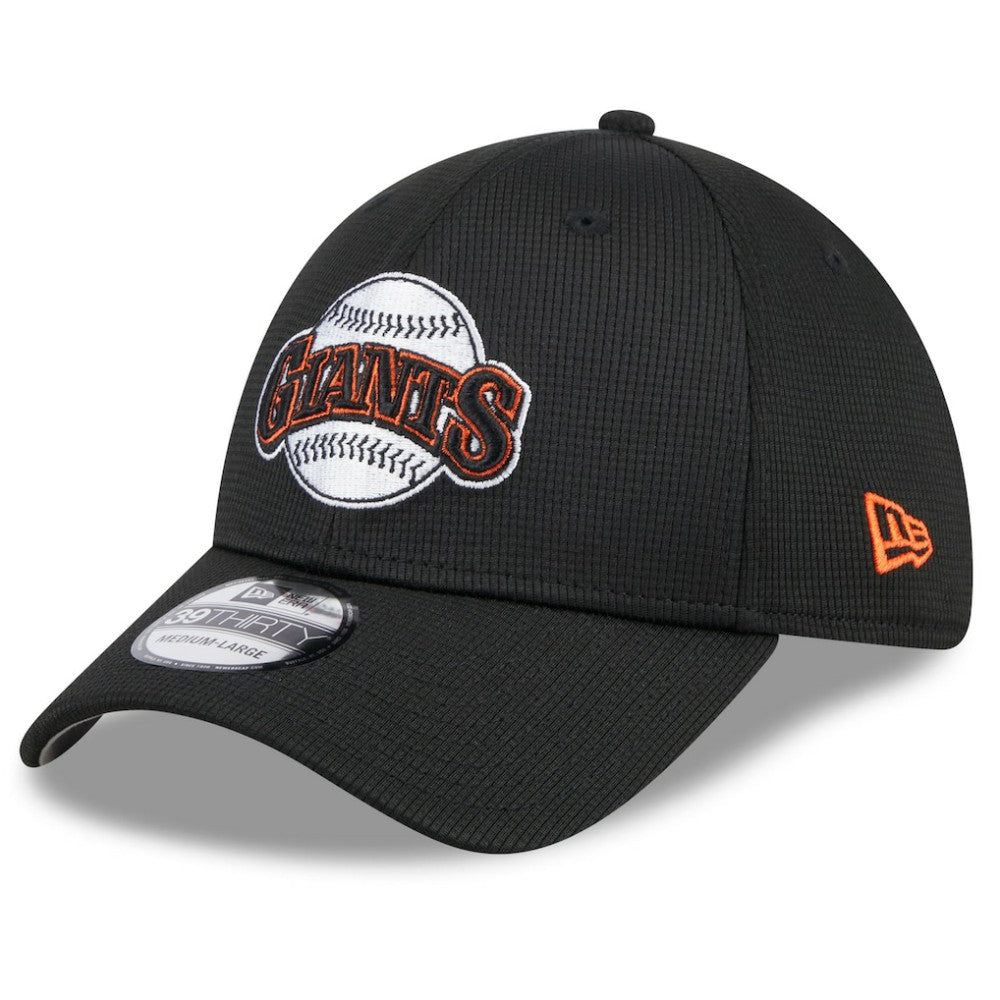 San Francisco Giants New Era 2025 Batting Practice 39THIRTY Flex Hat - Black - New Era Lifestyle