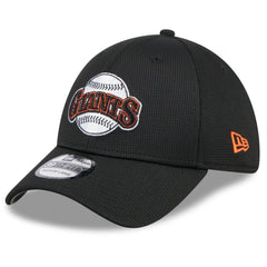 San Francisco Giants New Era 2025 Batting Practice 39THIRTY Flex Hat - Black - New Era Lifestyle