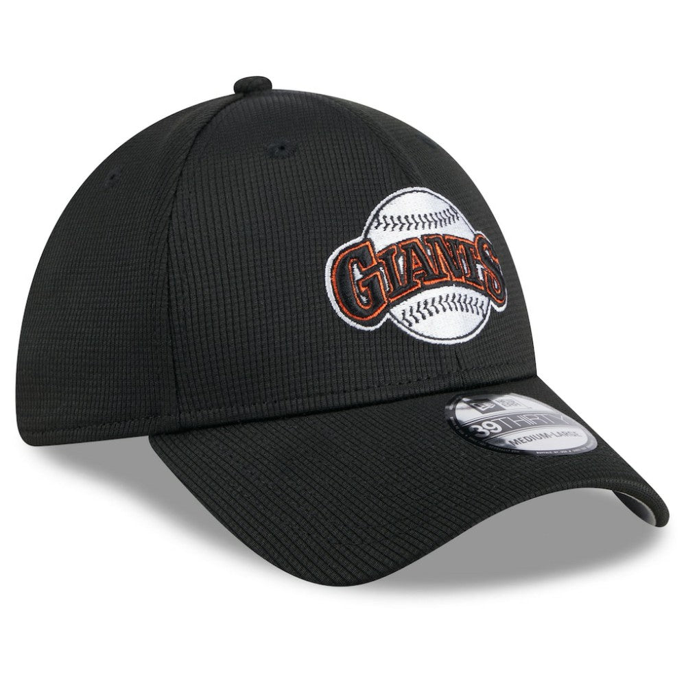 San Francisco Giants New Era 2025 Batting Practice 39THIRTY Flex Hat - Black - New Era Lifestyle