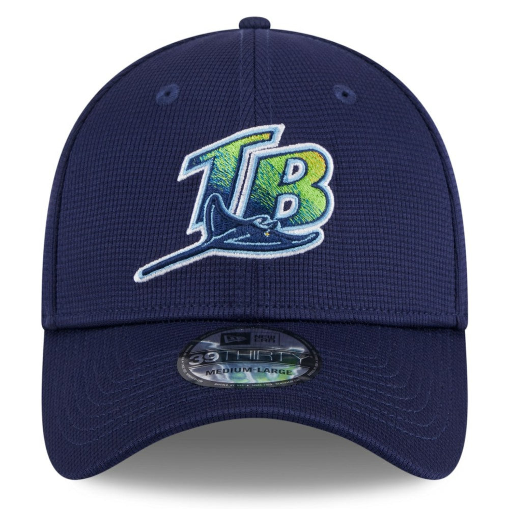 Tampa Bay Rays New Era 2025 Batting Practice 39THIRTY Flex Hat - Navy - New Era Online