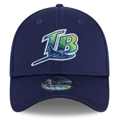 Tampa Bay Rays New Era 2025 Batting Practice 39THIRTY Flex Hat - Navy - New Era Online