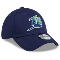Tampa Bay Rays New Era 2025 Batting Practice 39THIRTY Flex Hat - Navy - New Era Online
