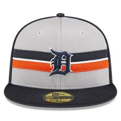 Detroit Tigers New Era 2025 Batting Practice 59FIFTY Fitted Hat - Gray - New Era Lifestyle