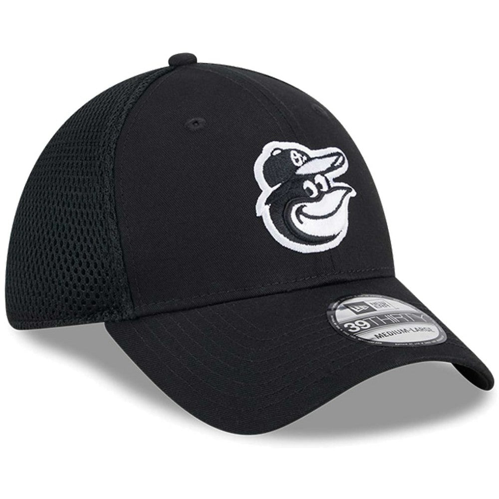 Baltimore Orioles New Era Neo 39THIRTY Flex Hat - Black/White - New Era Online