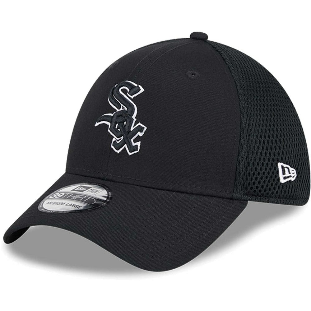 Chicago White Sox New Era Neo 39THIRTY Flex Hat - Black/White - New Era Lifestyle