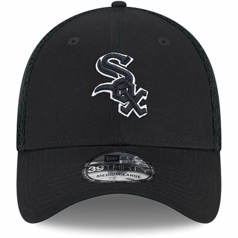 Chicago White Sox New Era Neo 39THIRTY Flex Hat - Black/White - New Era Lifestyle