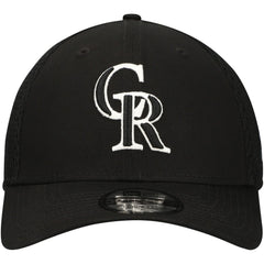 Colorado Rockies New Era Neo 39THIRTY Flex Hat - Black/White - New Era on Sale