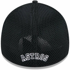 Houston Astros New Era Neo 39THIRTY Flex Hat - Black/White - New Era Lifestyle