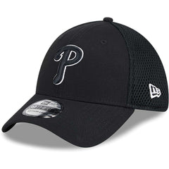 Philadelphia Phillies New Era Neo 39THIRTY Flex Hat - Black/White - New Era Sale