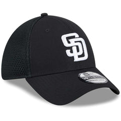 San Diego Padres New Era Neo 39THIRTY Flex Hat - Black/White - New Era Lifestyle