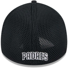 San Diego Padres New Era Neo 39THIRTY Flex Hat - Black/White - New Era Lifestyle