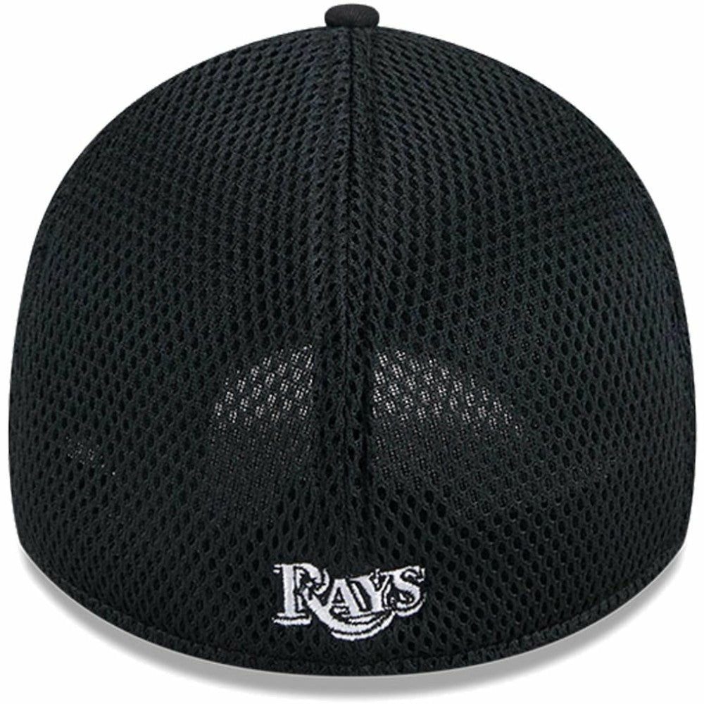 Tampa Bay Rays New Era Neo 39THIRTY Flex Hat - Black/White - New Era Lifestyle