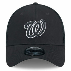 Washington Nationals New Era Neo 39THIRTY Flex Hat - Black/White - New Era Online