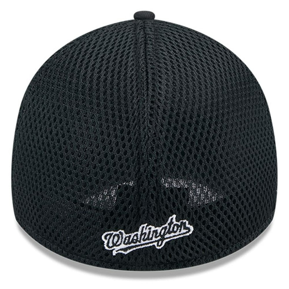 Washington Nationals New Era Neo 39THIRTY Flex Hat - Black/White - New Era Online