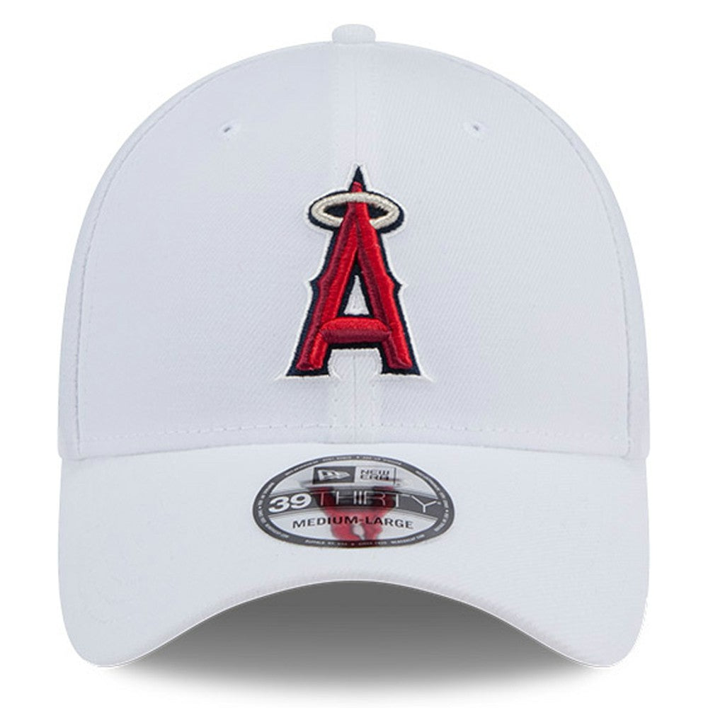 Los Angeles Angels New Era 39THIRTY Flex Hat - White - New Era on Sale