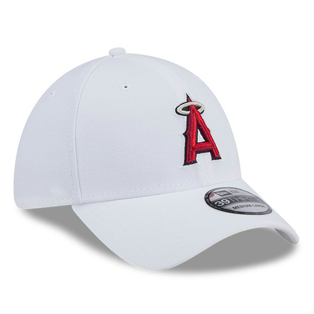 Los Angeles Angels New Era 39THIRTY Flex Hat - White - New Era on Sale