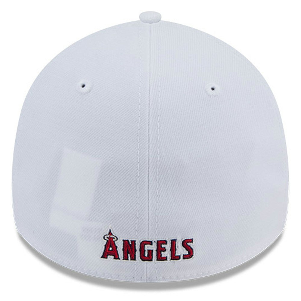 Los Angeles Angels New Era 39THIRTY Flex Hat - White - New Era on Sale