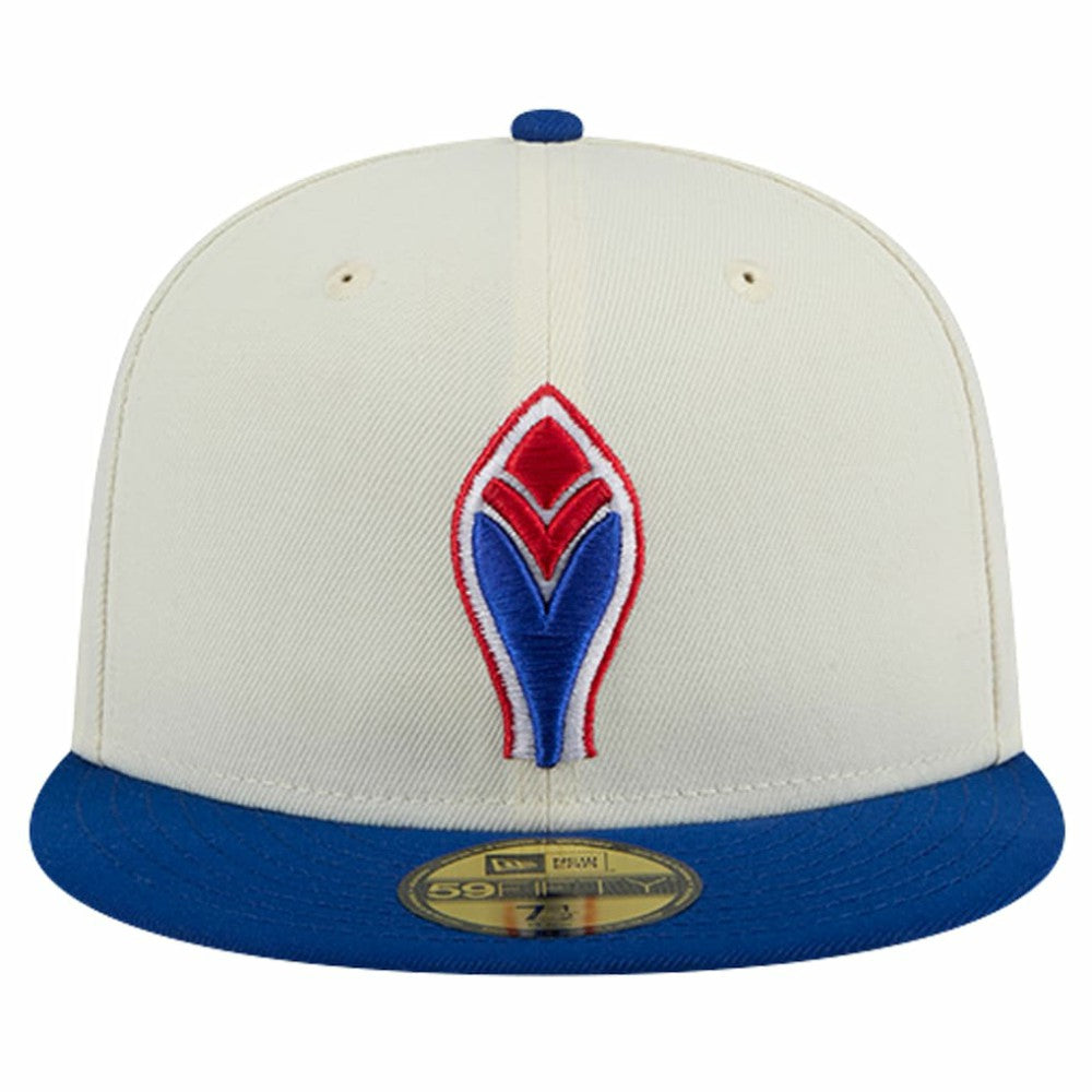 Atlanta Braves New Era Cooperstown Collection Alternate Chrome 59FIFTY Fitted Hat - Cream - New Era Lifestyle