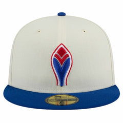 Atlanta Braves New Era Cooperstown Collection Alternate Chrome 59FIFTY Fitted Hat - Cream - New Era Lifestyle