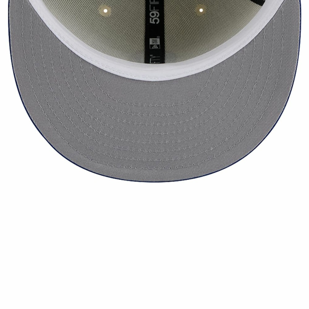 Atlanta Braves New Era Cooperstown Collection Alternate Chrome 59FIFTY Fitted Hat - Cream - New Era Lifestyle