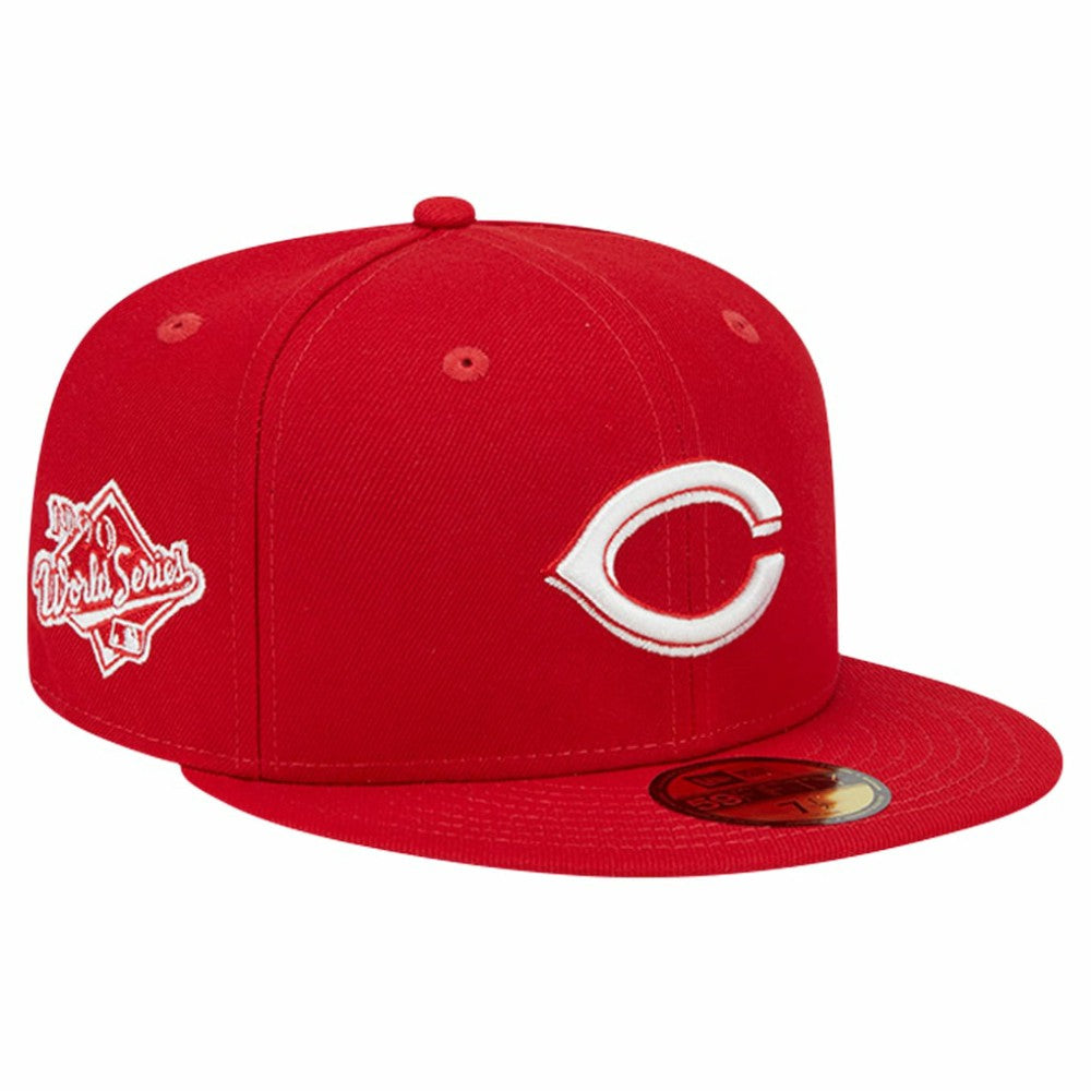 Cincinnati Reds New Era Logo 59FIFTY Fitted Hat - Red - New Era Online