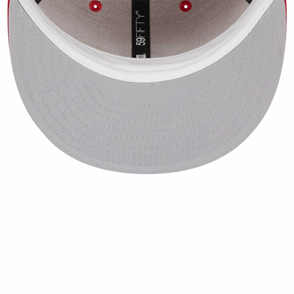Cincinnati Reds New Era Logo 59FIFTY Fitted Hat - Red - New Era Online