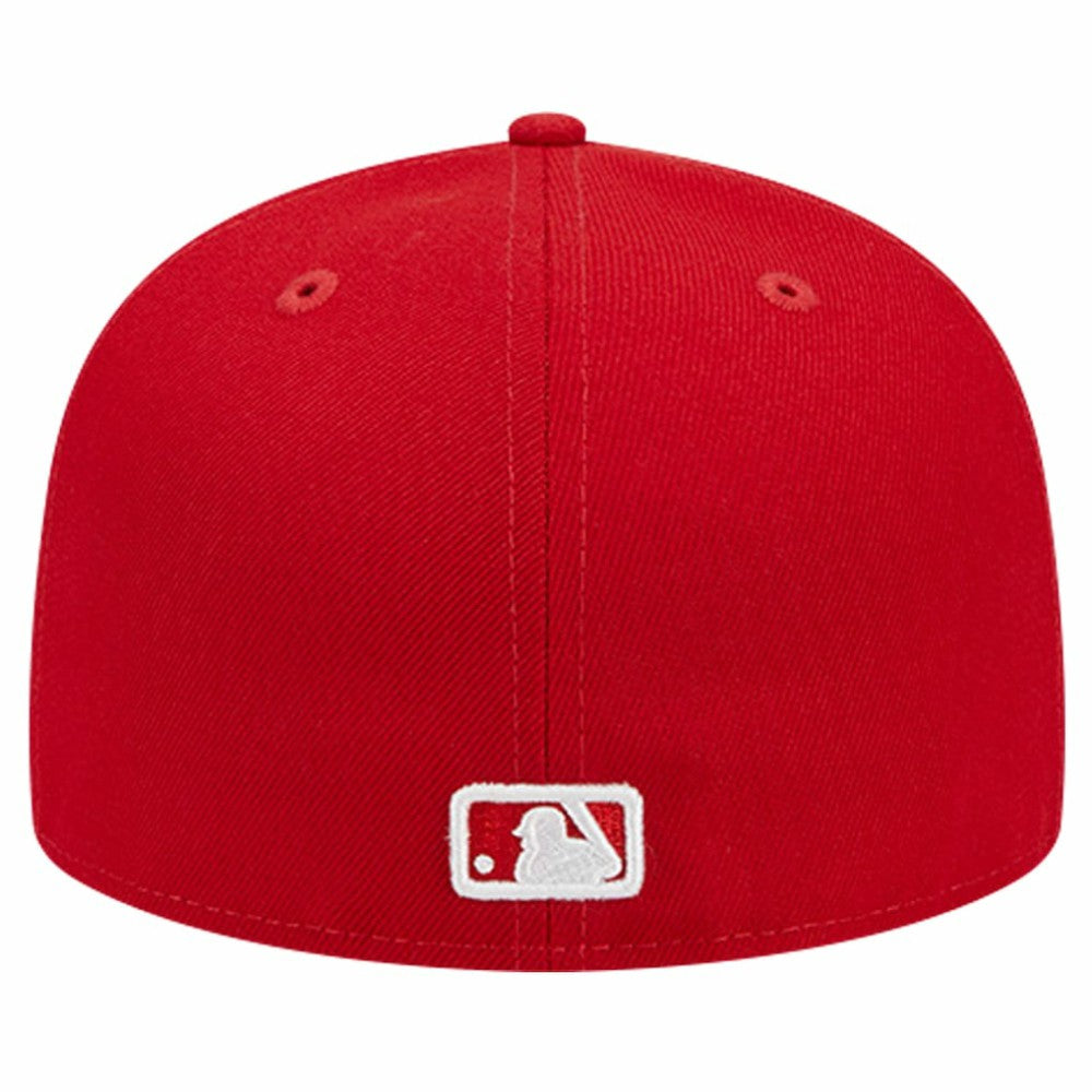 Washington Nationals New Era Logo 59FIFTY Fitted Hat - Red - New Era Discount