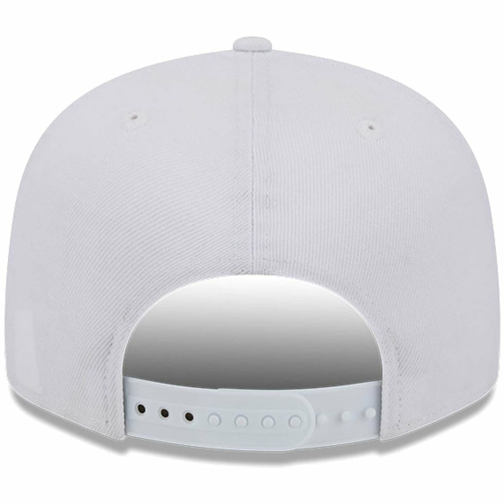 Miami Dolphins New Era Main White on White 9FIFTY Snapback Hat