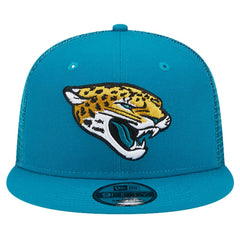 Jacksonville Jaguars New Era Main Trucker 9FIFTY Snapback Hat Teal