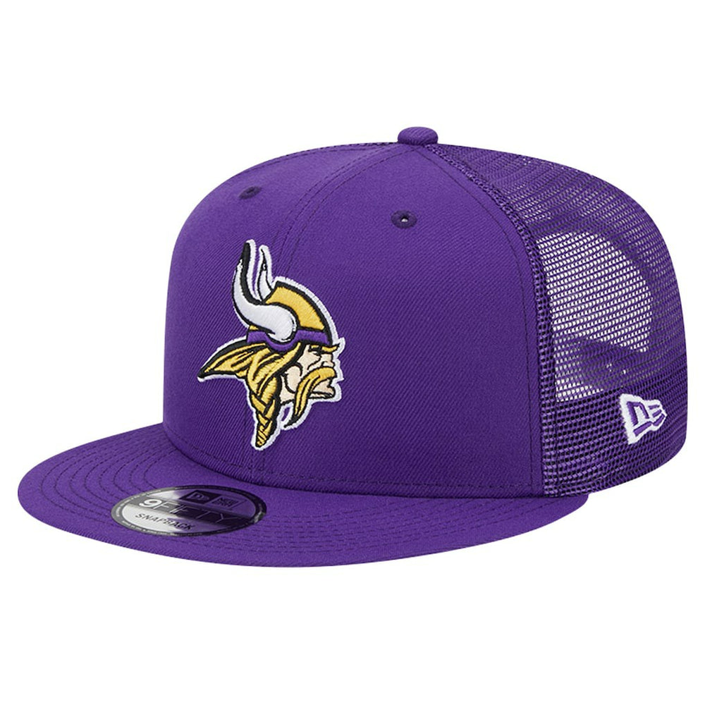 Minnesota Vikings New Era Main Trucker 9FIFTY Snapback Hat Purple