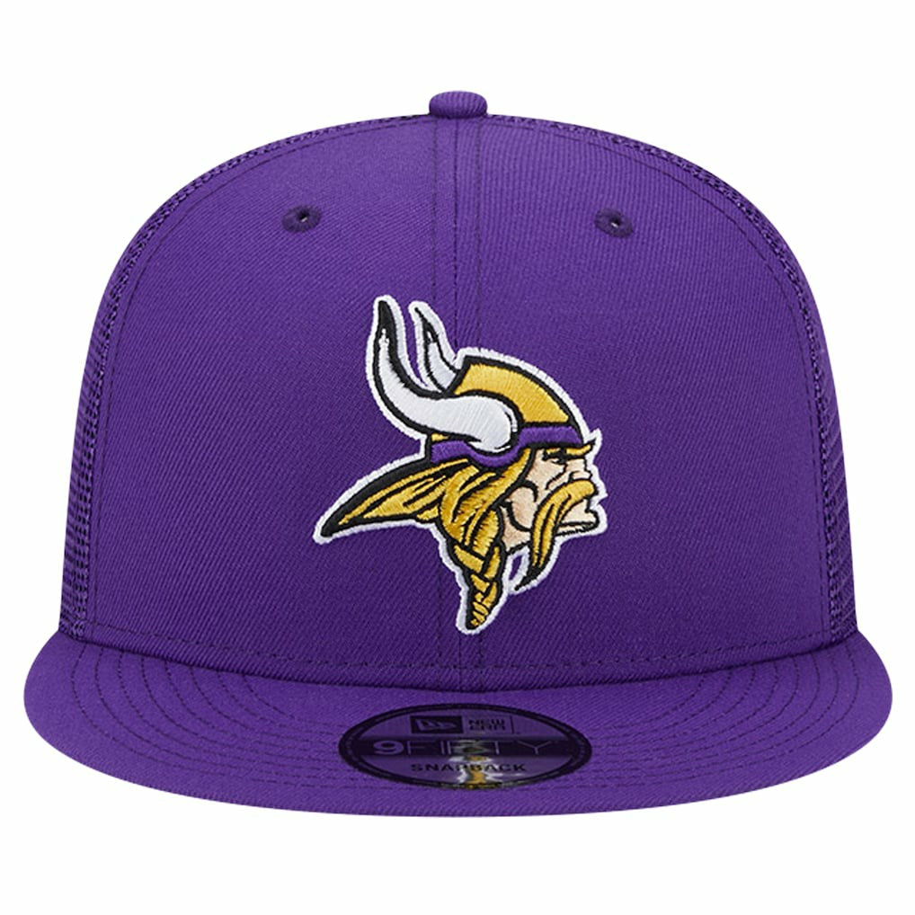 Minnesota Vikings New Era Main Trucker 9FIFTY Snapback Hat Purple