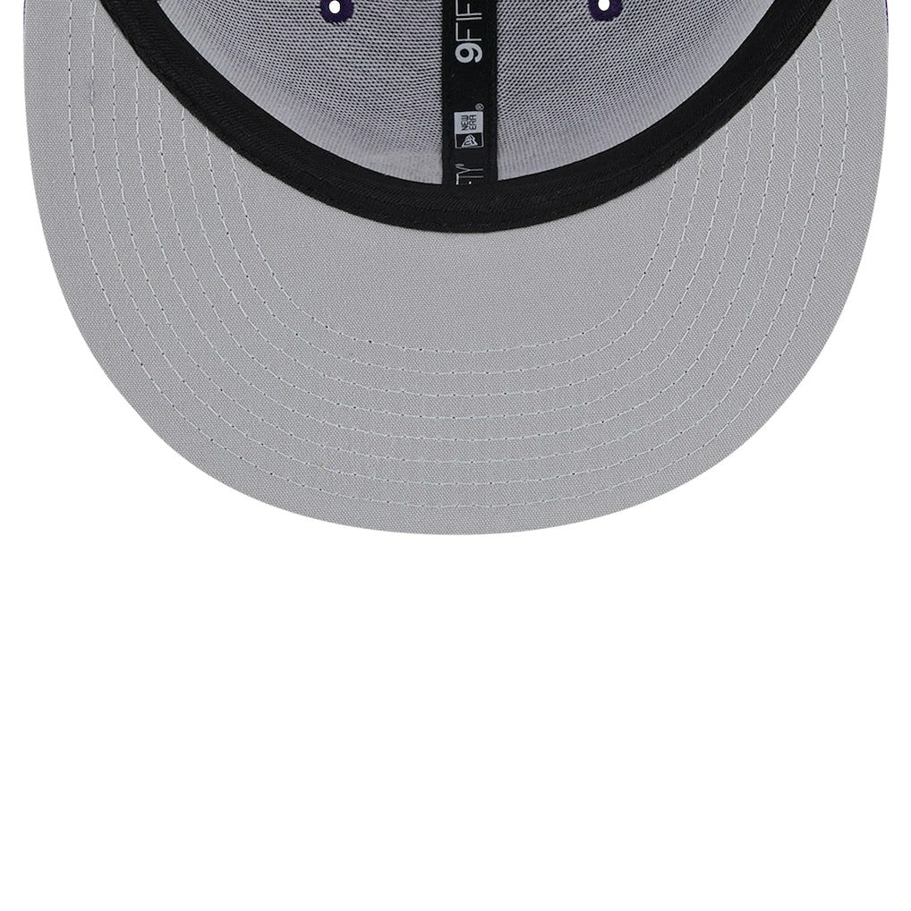 Minnesota Vikings New Era Main Trucker 9FIFTY Snapback Hat Purple