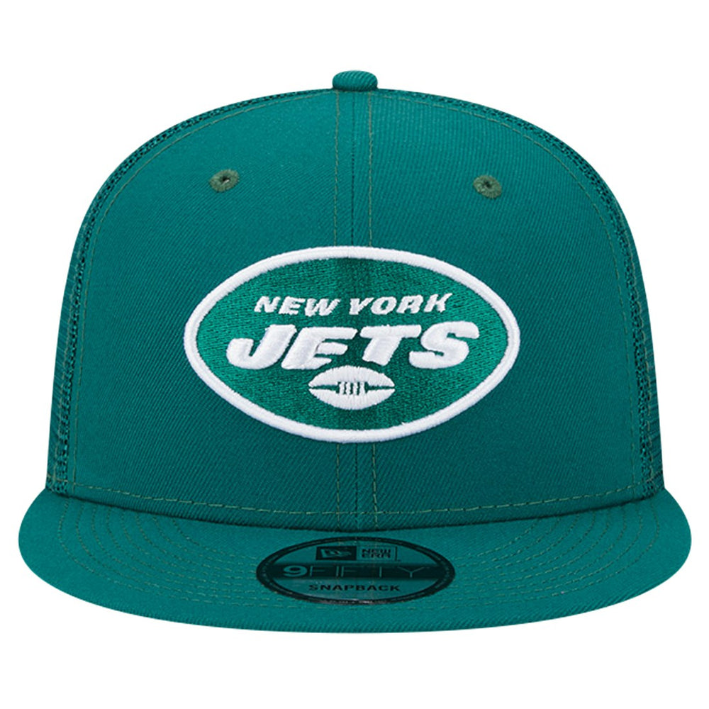 New York Jets New Era Main Trucker 9FIFTY Snapback Hat Green