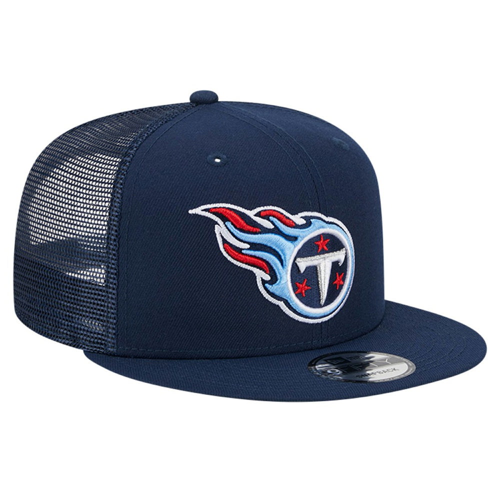 Tennessee Titans New Era Main Trucker 9FIFTY Snapback Hat Navy