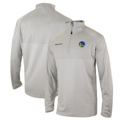 Golden State Warriors Omni-Wick Rockin' It Quarter-Zip Pullover Top for sale Heather Gray | Columbia Lifestyle
