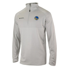 Golden State Warriors Omni-Wick Rockin' It Quarter-Zip Pullover Top for sale Heather Gray | Columbia Lifestyle
