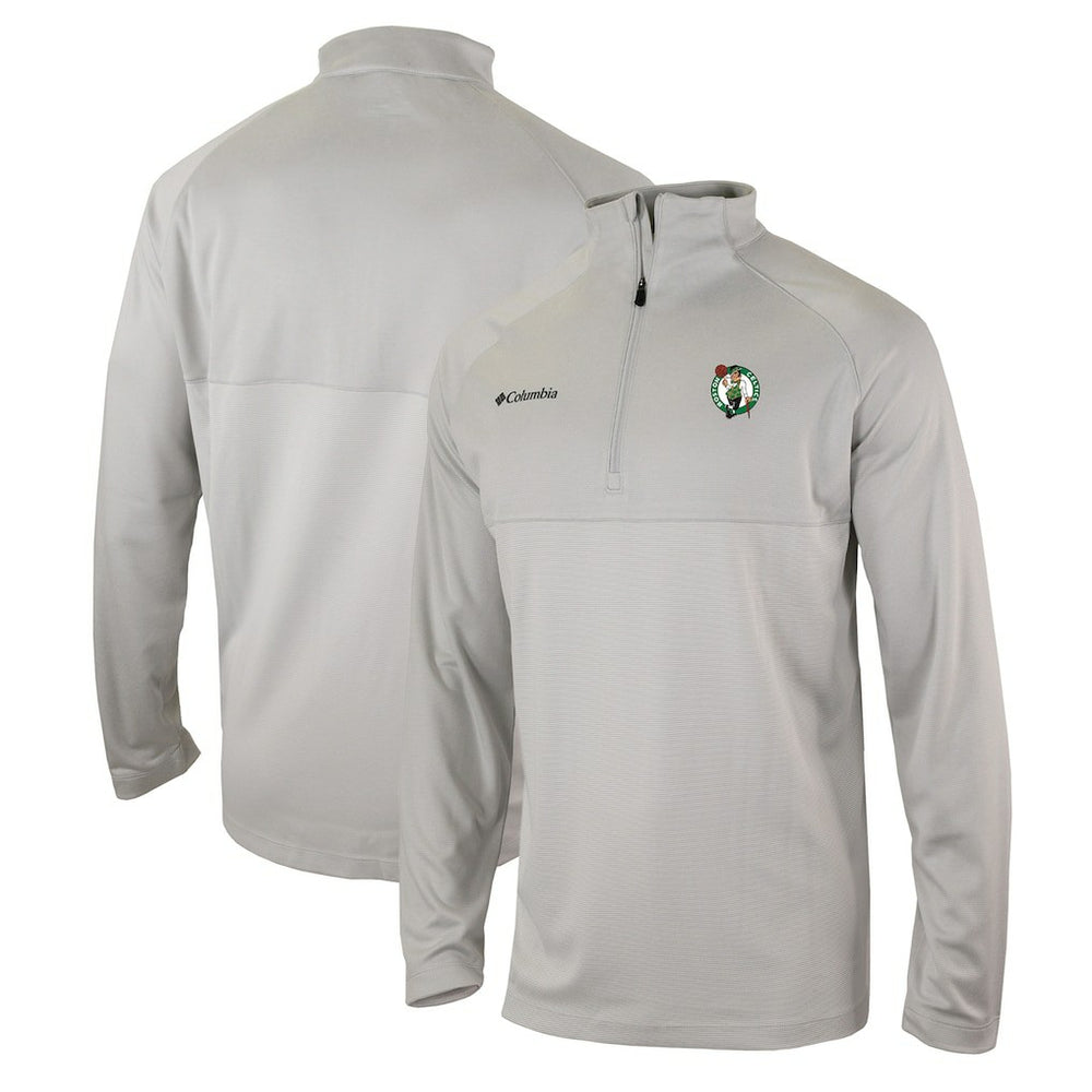 Boston Celtics Omni-Wick Rockin' It Quarter-Zip Pullover Top Heather Gray | Columbia outlet