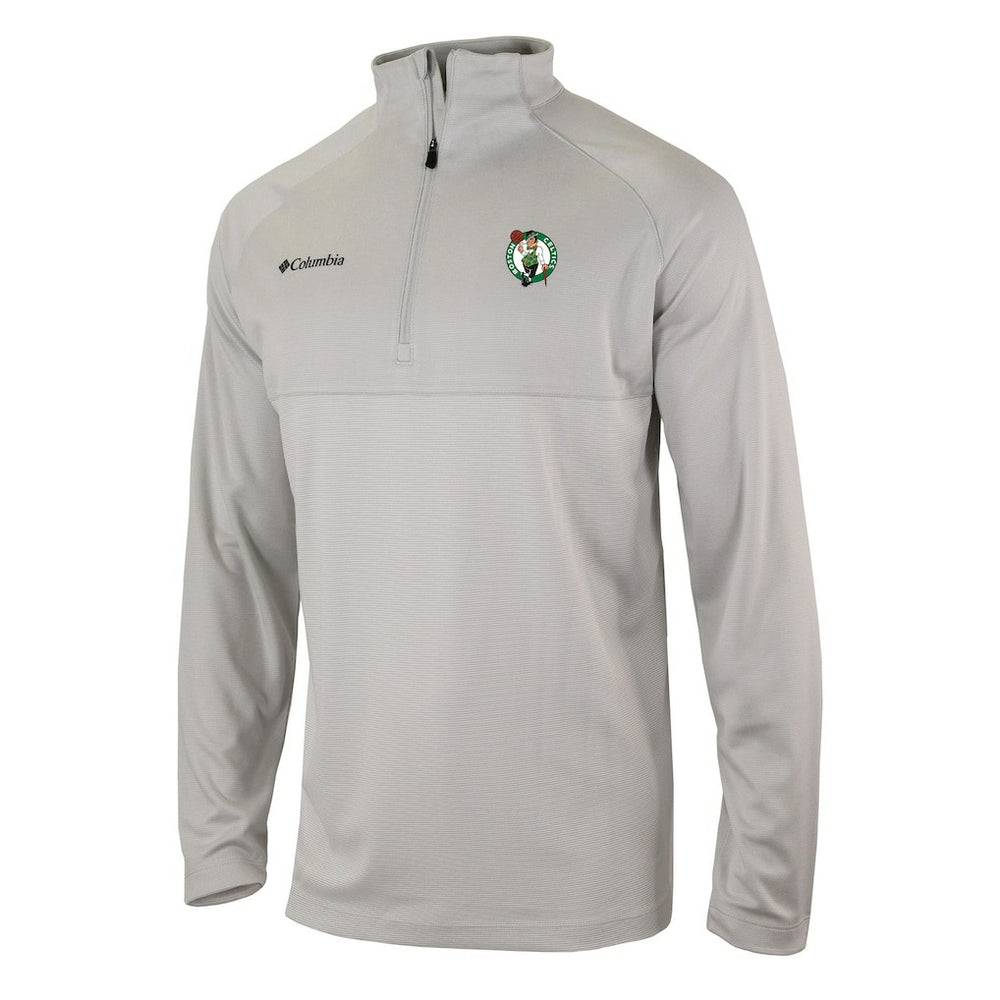 Boston Celtics Omni-Wick Rockin' It Quarter-Zip Pullover Top Heather Gray | Columbia outlet