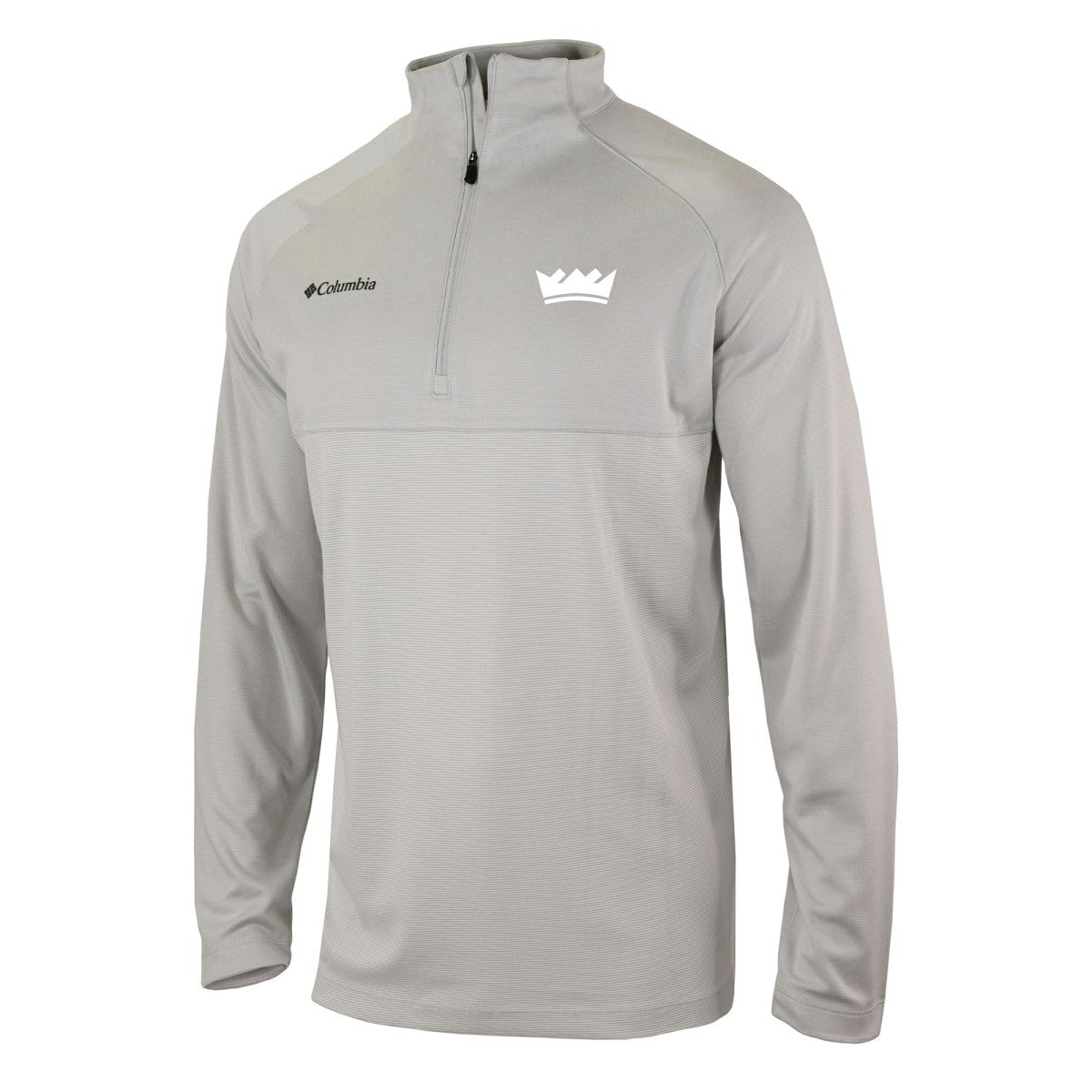 Sacramento Kings Omni-Wick Rockin' It Quarter-Zip Pullover Top Heather Gray | Columbia Lifestyle