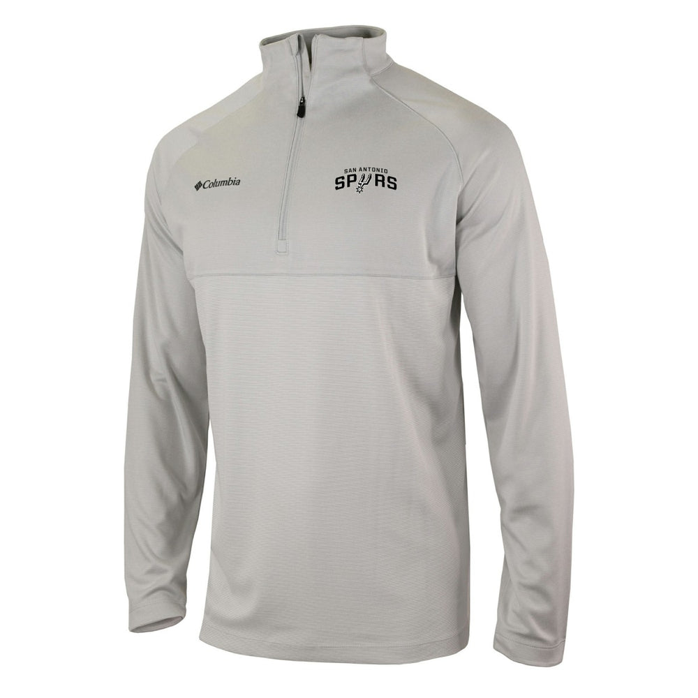 San Antonio Spurs Omni-Wick Rockin' It Quarter-Zip Pullover Top Heather Gray | Columbia discount