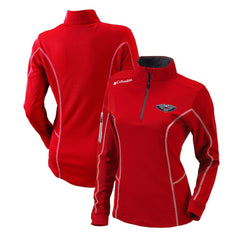 New Orleans Pelicans Women's Omni-Wick Shotgun Quarter-Zip Pullover Top Red | Columbia discount