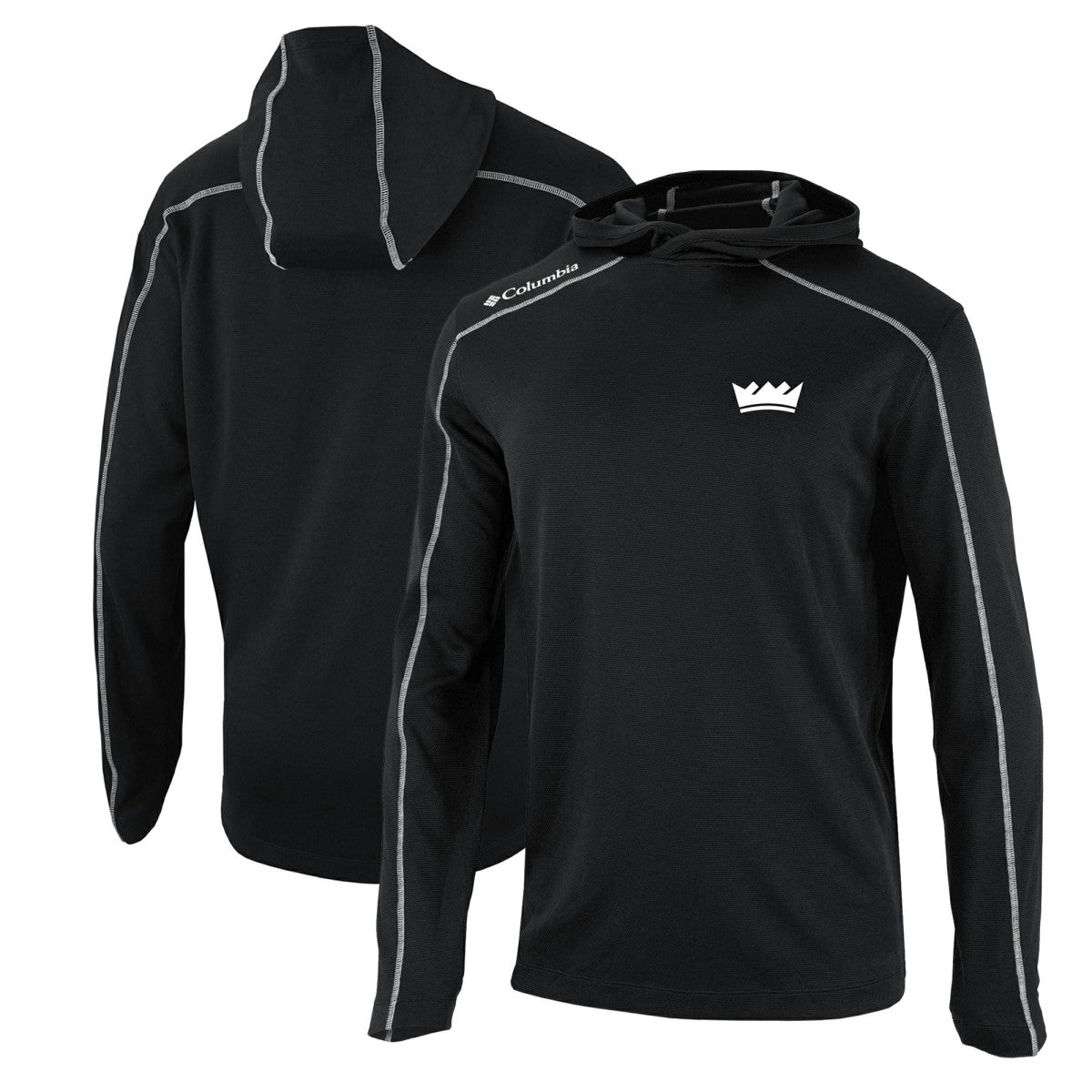 Sacramento Kings Shotgun Pullover Hoodie Black | Columbia Near Me