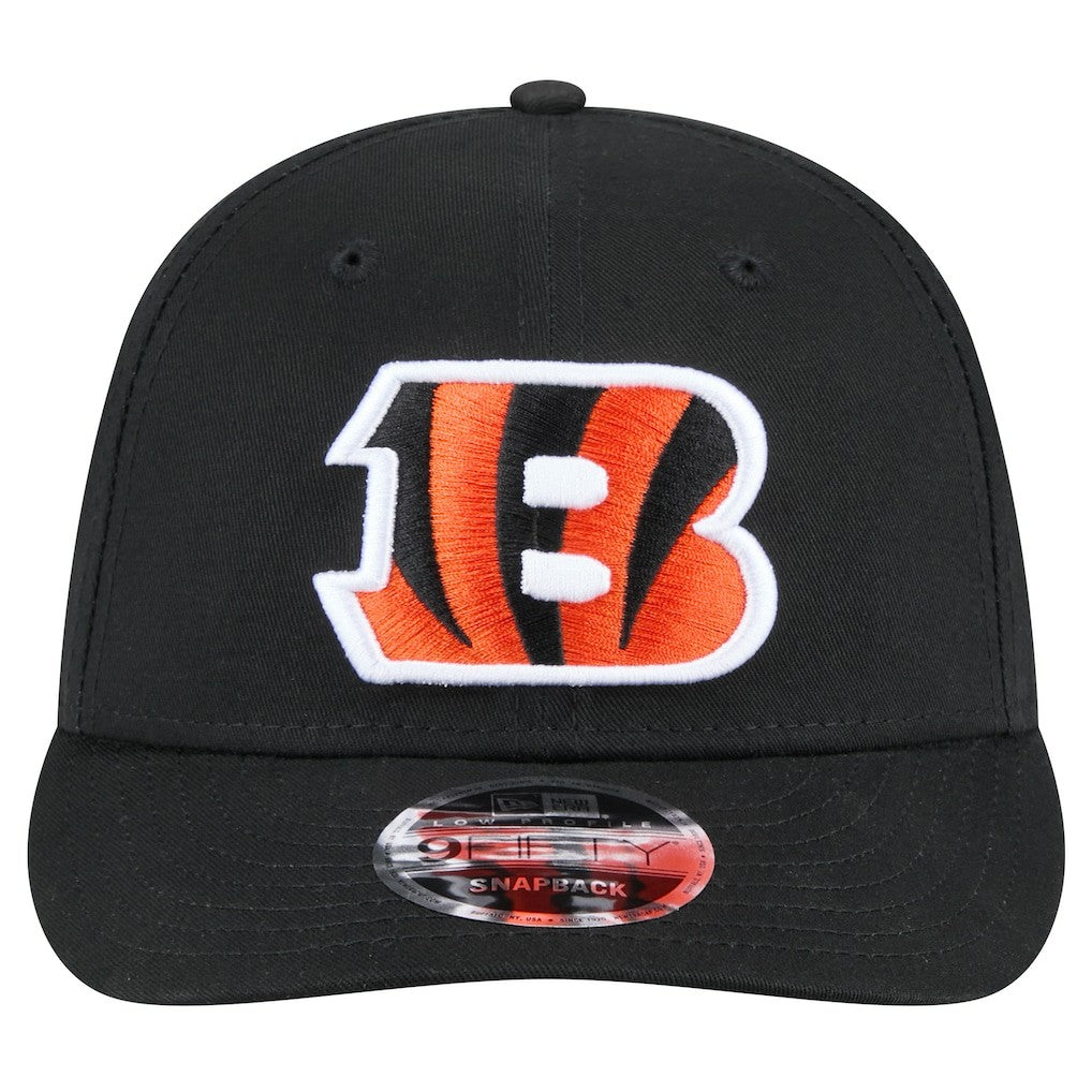 Cincinnati Bengals New Era Main Low Profile 9FIFTY Snapback Hat Black