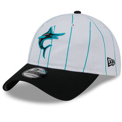 Miami Marlins New Era 2025 Batting Practice 9TWENTY Adjustable Hat - White - New Era Discount