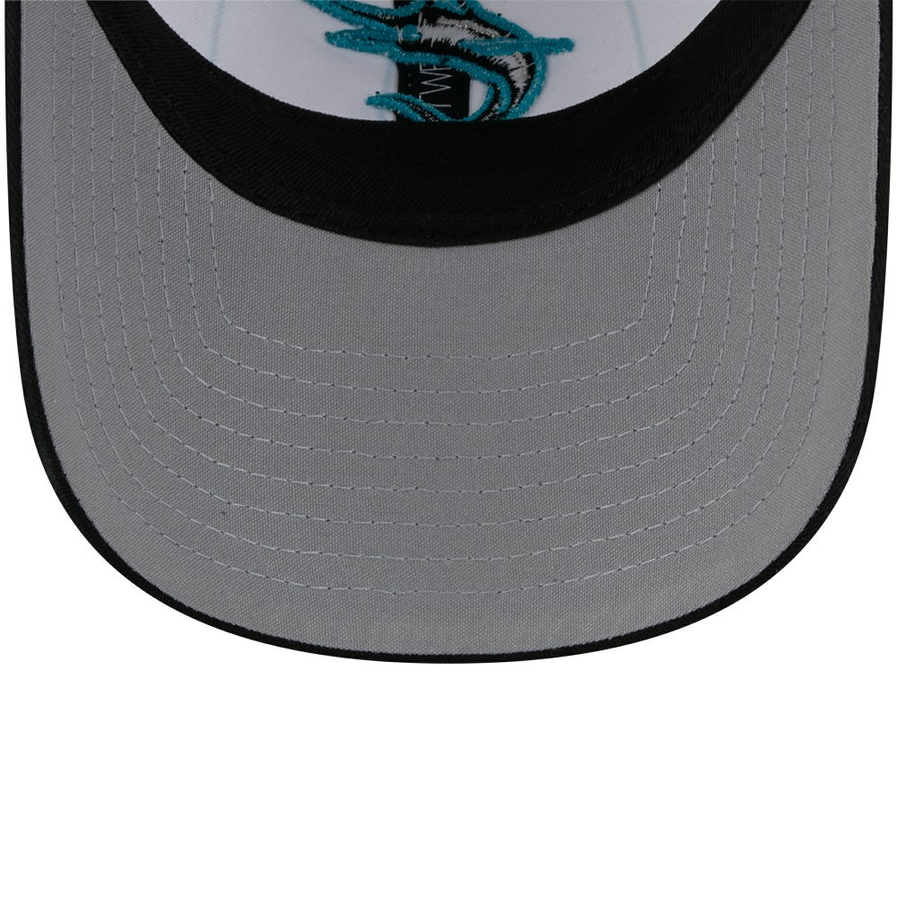 Miami Marlins New Era 2025 Batting Practice 9TWENTY Adjustable Hat - White - New Era Discount