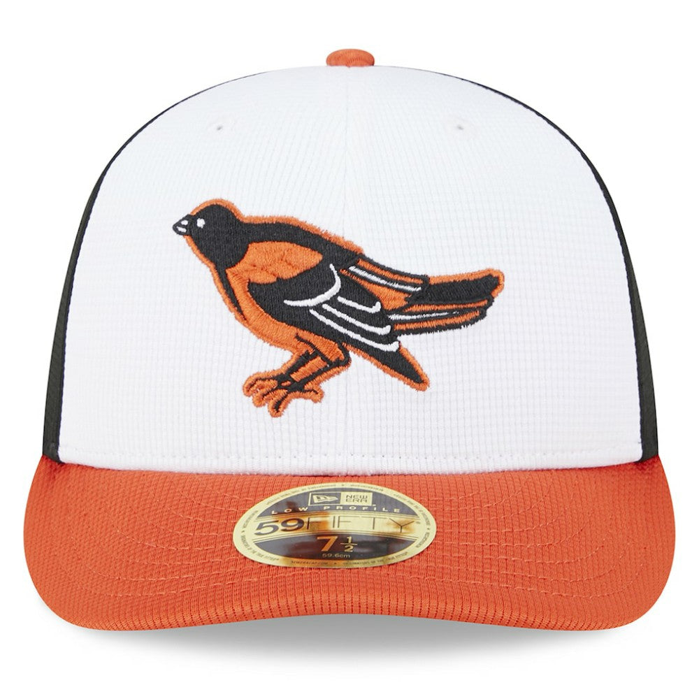 Baltimore Orioles New Era 2025 Batting Practice Low Profile 59FIFTY Fitted Hat - White - New Era Discount