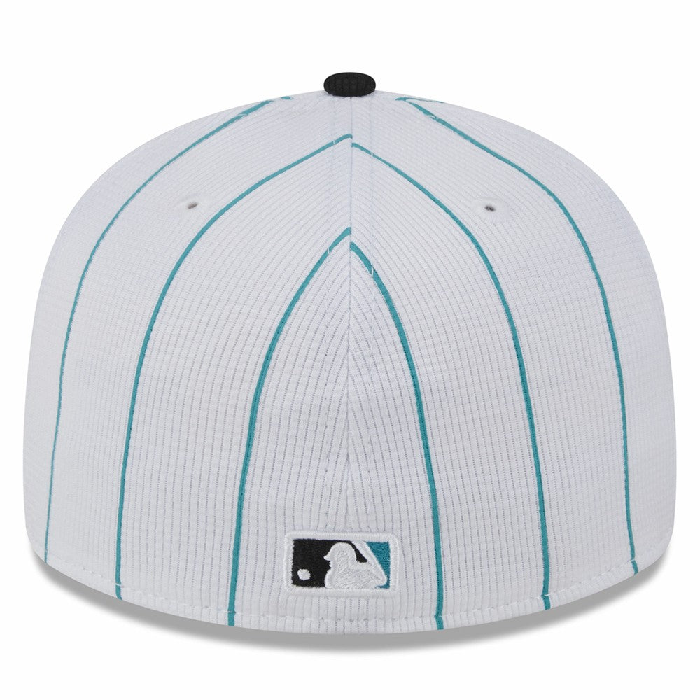 Miami Marlins New Era 2025 Batting Practice Low Profile 59FIFTY Fitted Hat - White - New Era Lifestyle